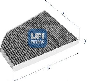 UFI 54.480.00 — Filtr kabinowy