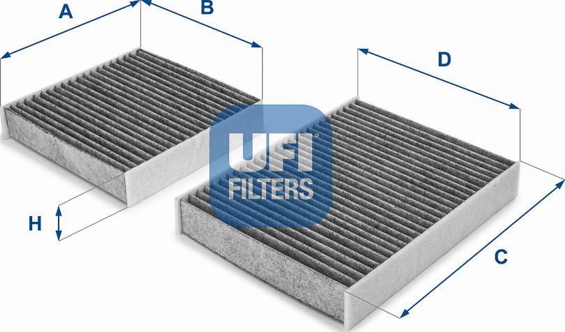 UFI 54.164.00 — Filtr kabinowy