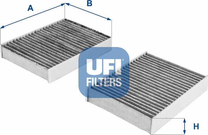UFI 54.104.00 — Filtr kabinowy