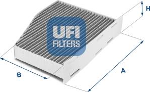 UFI 54.124.00 — Filtr kabinowy
