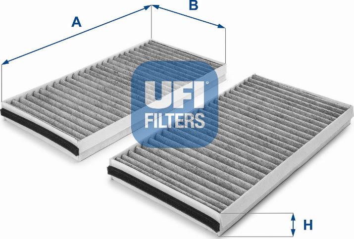 UFI 54.127.00 — Filtr kabinowy