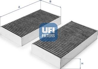 UFI 54.394.00 — Filtr kabinowy