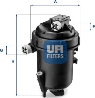 UFI 55.144.00 - FILTR PALIWA