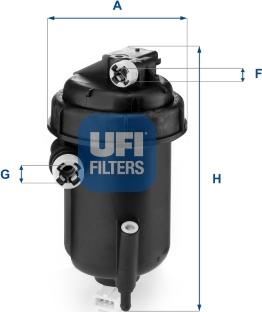 UFI 55.143.00 — Filtr paliwa