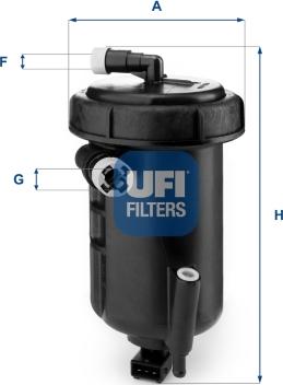 UFI 55.147.00 — Filtr paliwa