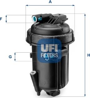 UFI 55.163.00 — Filtr paliwa