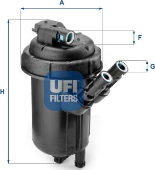 UFI 55.114.00 — Filtr paliwa