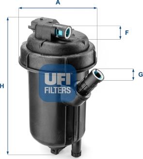 UFI 55.125.00 — Filtr paliwa