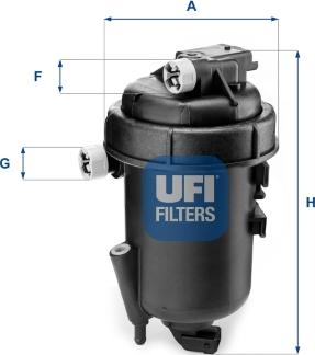 UFI 55.179.00 — Filtr paliwa