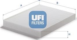 UFI 53.555.00 — Filtr kabinowy