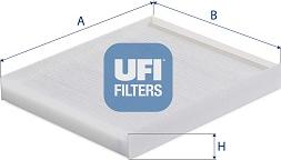 UFI 53.588.00 — Filtr kabinowy