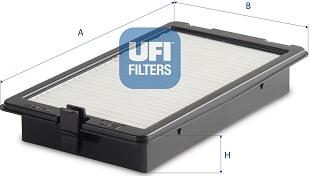 UFI 53.629.00 — Filtr kabinowy