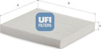 UFI 53.623.00 — Filtr kabinowy