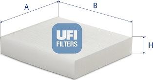 UFI 53.623.00 — Filtr kabinowy