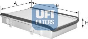 UFI 53.071.00 — Filtr kabinowy