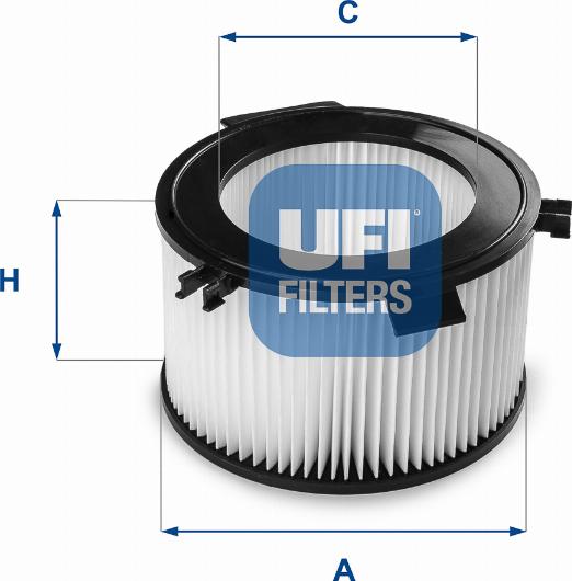 UFI 53.067.00 — Filtr kabinowy
