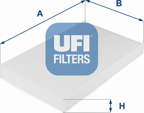 UFI 53.038.00 — Filtr kabinowy