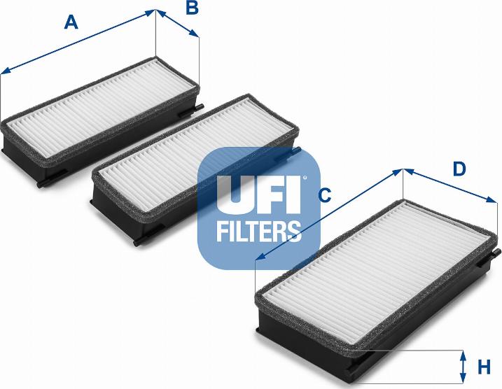 UFI 53.070.00 — Filtr kabinowy