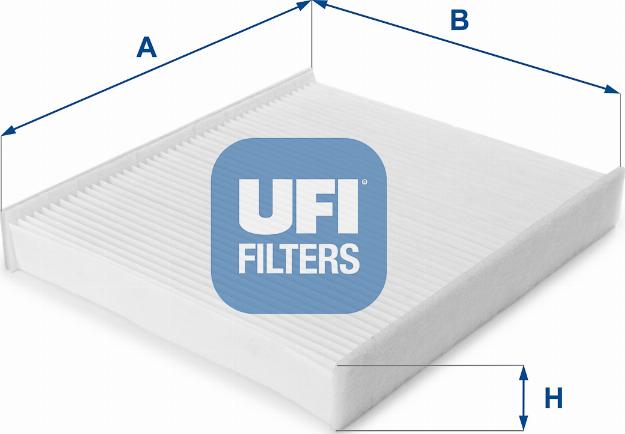 UFI 53.190.00 — Filtr kabinowy