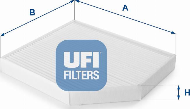 UFI 53.153.00 — Filtr kabinowy