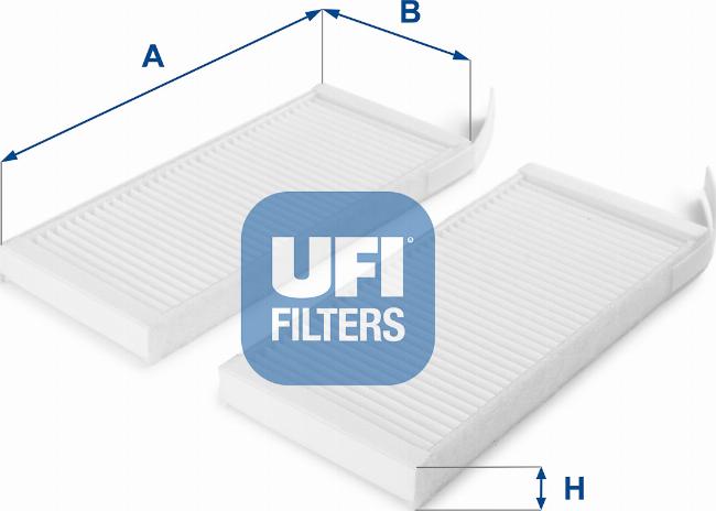 UFI 53.164.00 — Filtr kabinowy