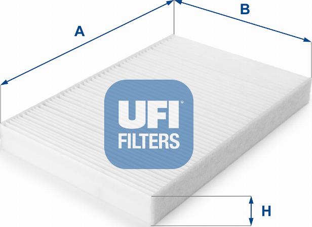UFI 53.161.00 — Filtr kabinowy