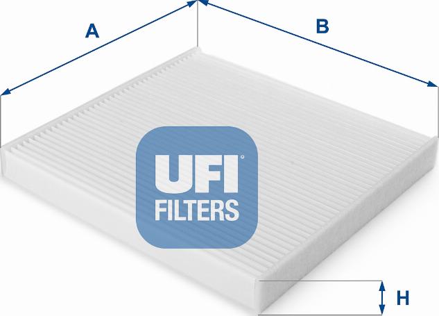 UFI 53.130.00 — Filtr kabinowy