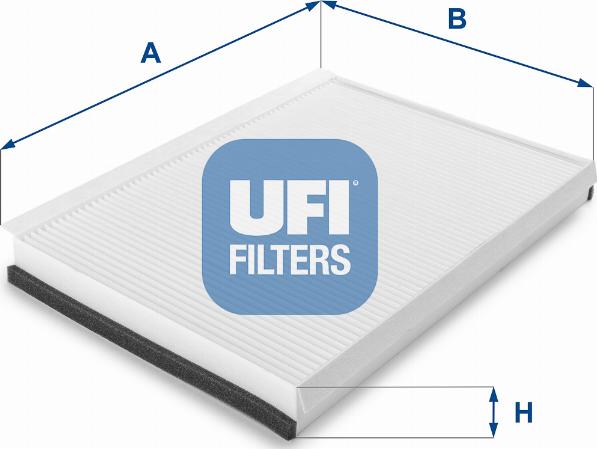 UFI 53.137.00 — Filtr kabinowy