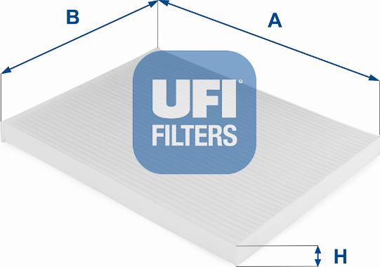 UFI 53.124.00 — Filtr kabinowy
