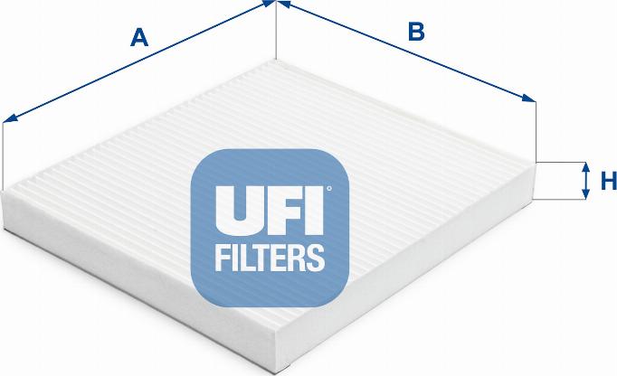 UFI 53.386.00 — Filtr kabinowy