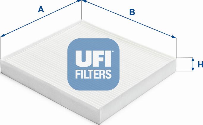 UFI 53.387.00 — Filtr kabinowy