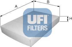 UFI 53.325.00 — Filtr kabinowy