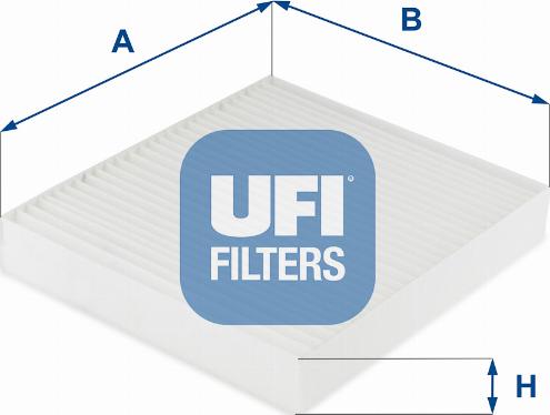 UFI 53.249.00 — Filtr kabinowy
