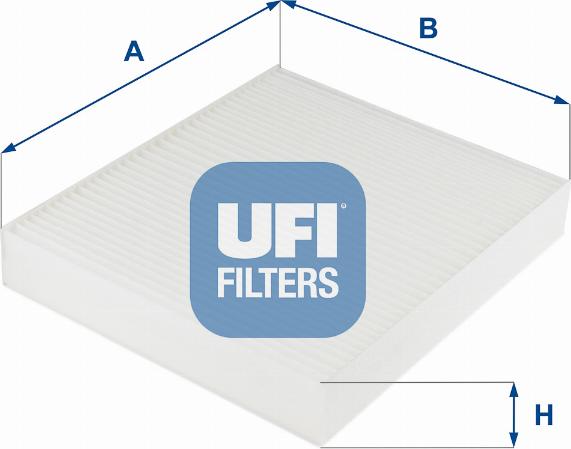 UFI 53.254.00 — Filtr kabinowy