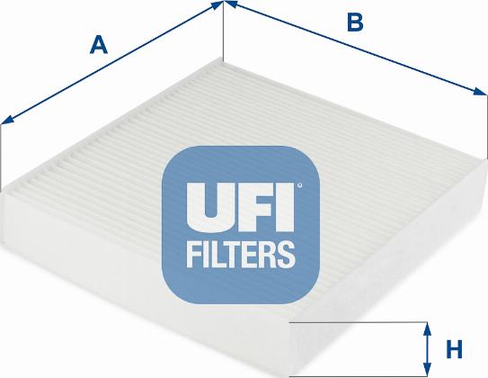 UFI 53.256.00 — Filtr kabinowy