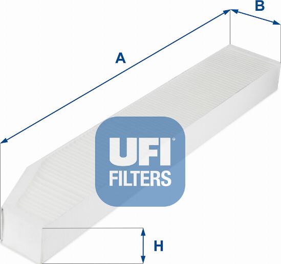UFI 53.257.00 — Filtr kabinowy