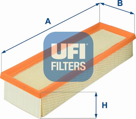 UFI 30.186.00 - FILTR POWIETRZA
