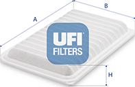 UFI 30.C40.00 — Filtr powietrza
