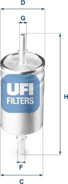 UFI 31.941.00 — Filtr paliwa