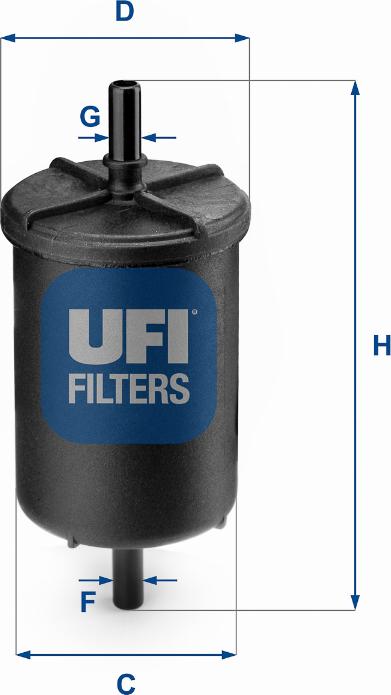 UFI 31.948.00 — Filtr paliwa