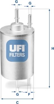 UFI 31.958.00 — Filtr paliwa