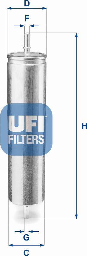 UFI 31.925.00 — Filtr paliwa