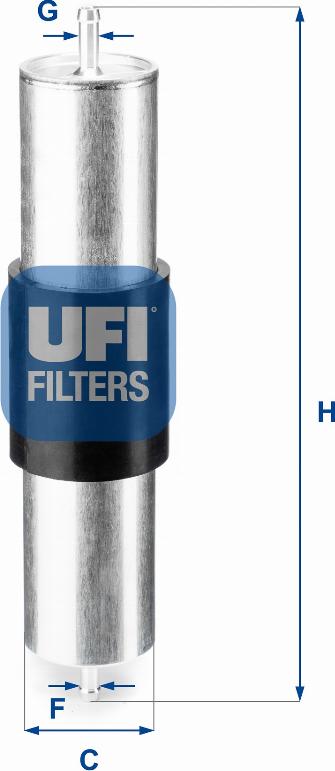 UFI 31.569.00 — Filtr paliwa