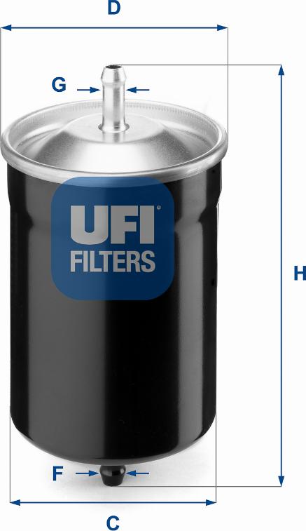 UFI 31.500.00 — Filtr paliwa