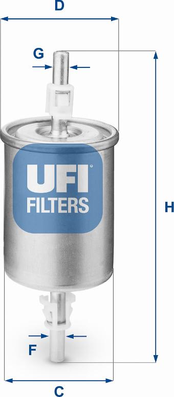 UFI 31.515.00 — Filtr paliwa