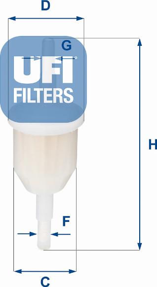 UFI 31.009.00 — Filtr paliwa