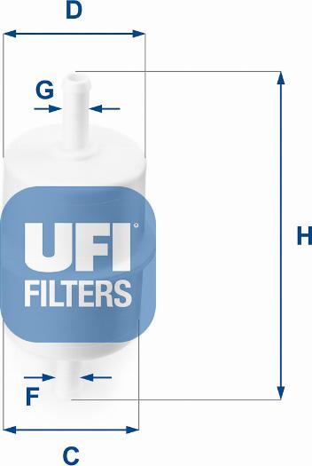 UFI 31.010.00 — Filtr paliwa