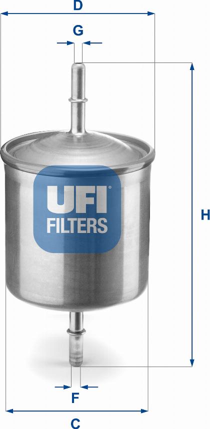 UFI 31.846.00 — Filtr paliwa