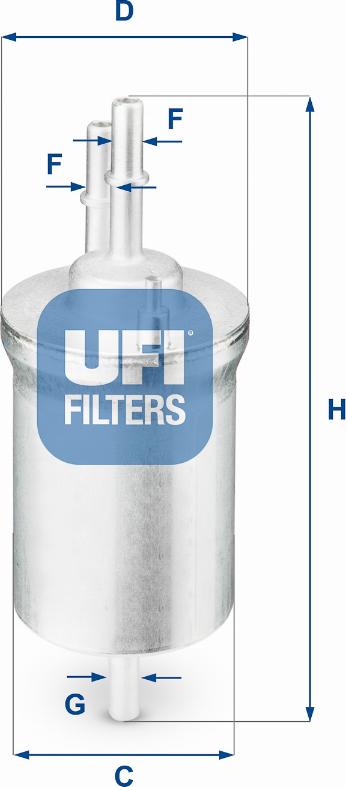 UFI 31.840.00 — Filtr paliwa