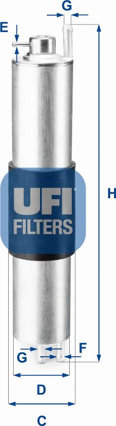 UFI 31.847.00 — Filtr paliwa